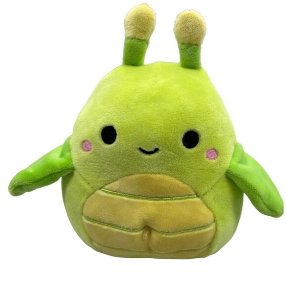 Squishmallow 5" Pilar Grasshopper Soft Plush Kellytoy Stuffed Animal - Picture 1 of 5